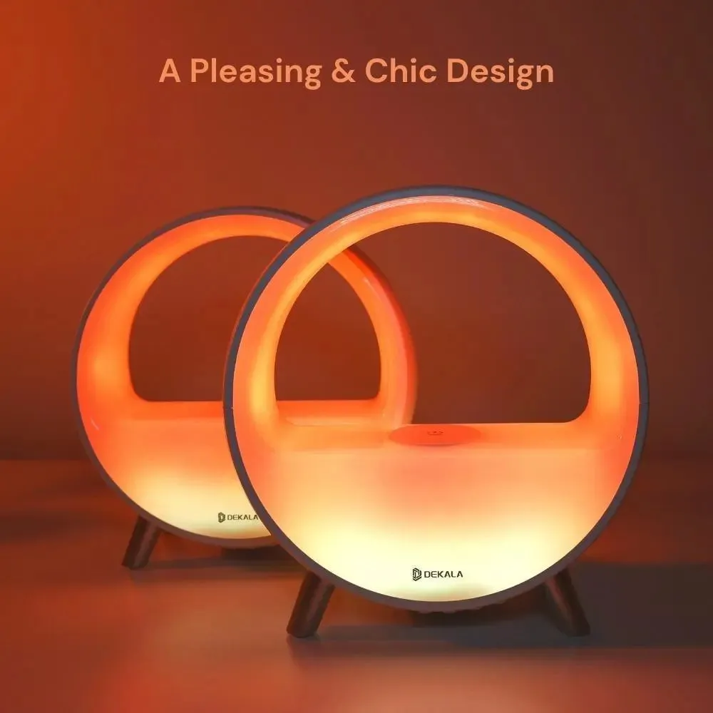 Smart Sleep Alarm Clock with Wireless Charging, Sound Machine - Arches™