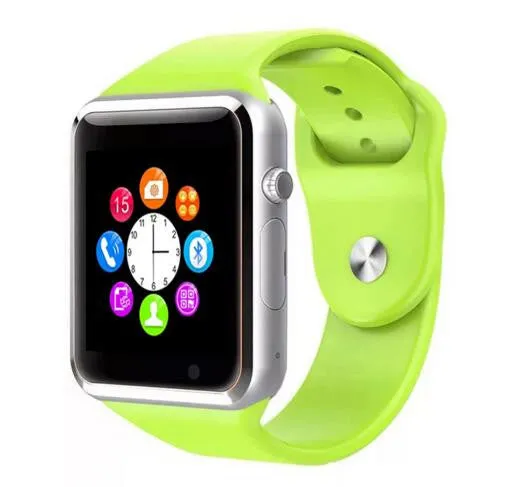 Smart Watch A1 Clock Sync Notifier Support SIM TF Card Connectivity iPhone Android