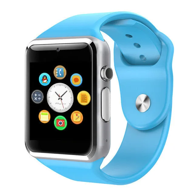 Smart Watch A1 Clock Sync Notifier Support SIM TF Card Connectivity iPhone Android