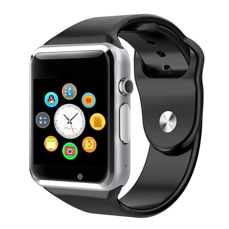 Smart Watch A1 Clock Sync Notifier Support SIM TF Card Connectivity iPhone Android