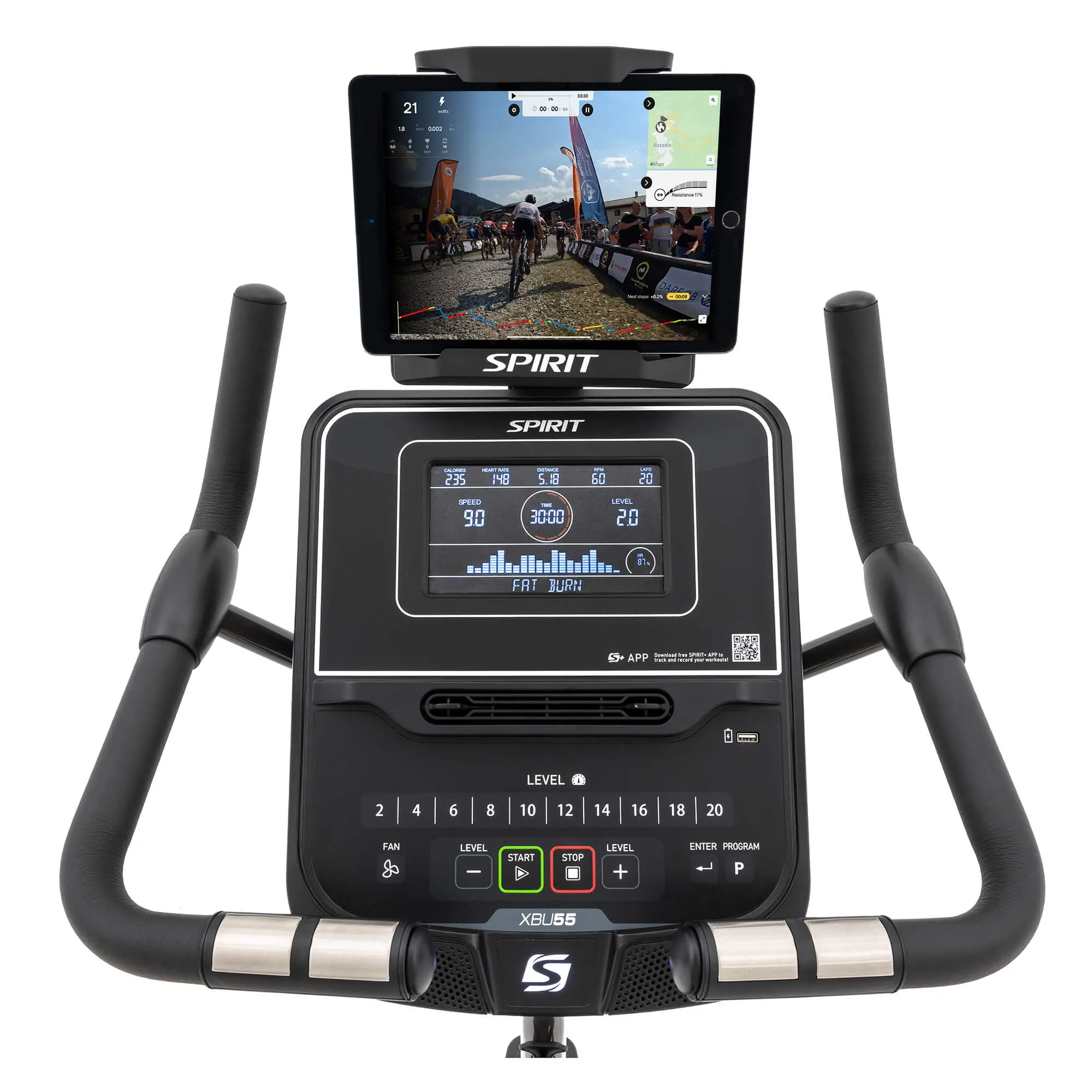 Spirit Fitness XBU55 Upright Bike