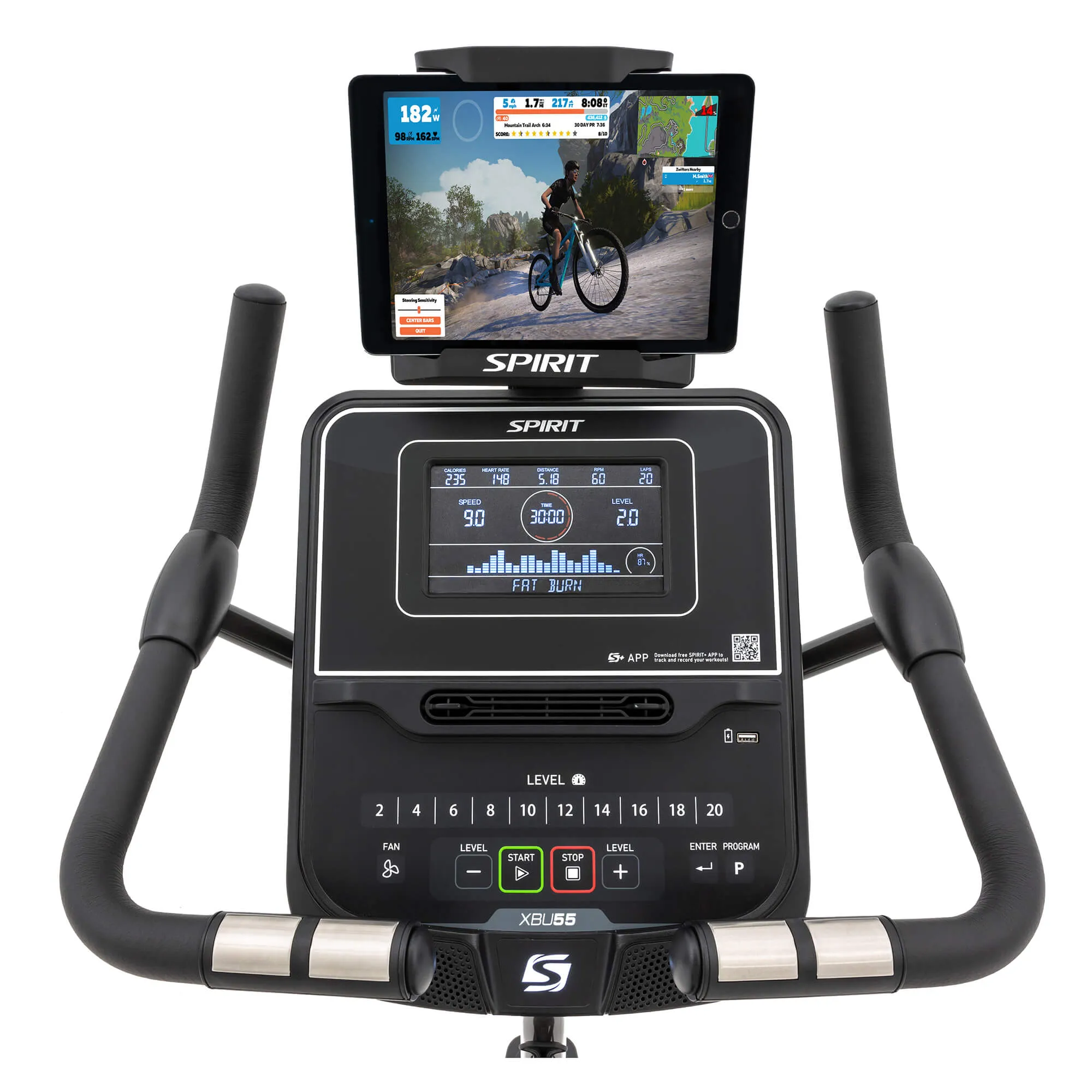 Spirit Fitness XBU55 Upright Bike
