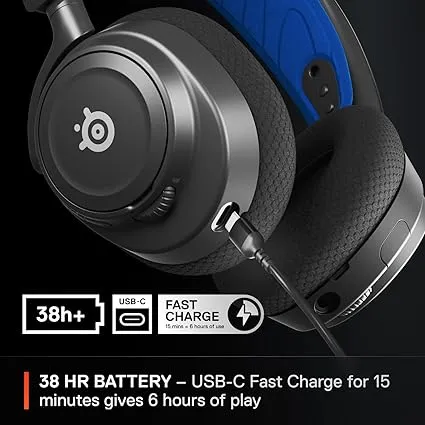 SteelSeries Arctis Nova 7P Wireless Headphone - Black