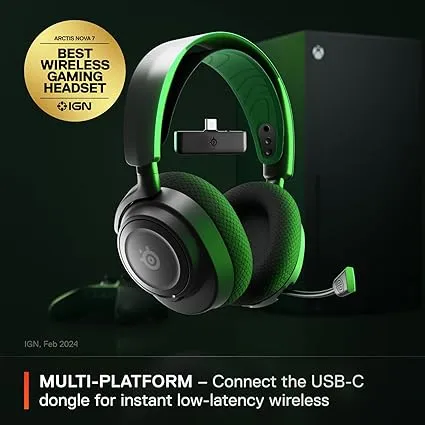 SteelSeries Arctis Nova 7X Wireless Headphone for XBOX - Black