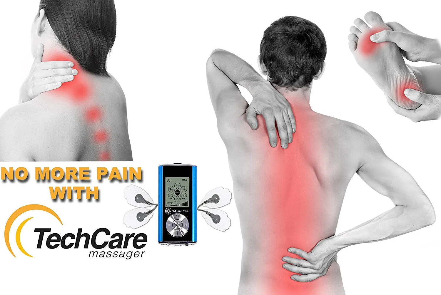 TechCare Mini Massager Tens Unit