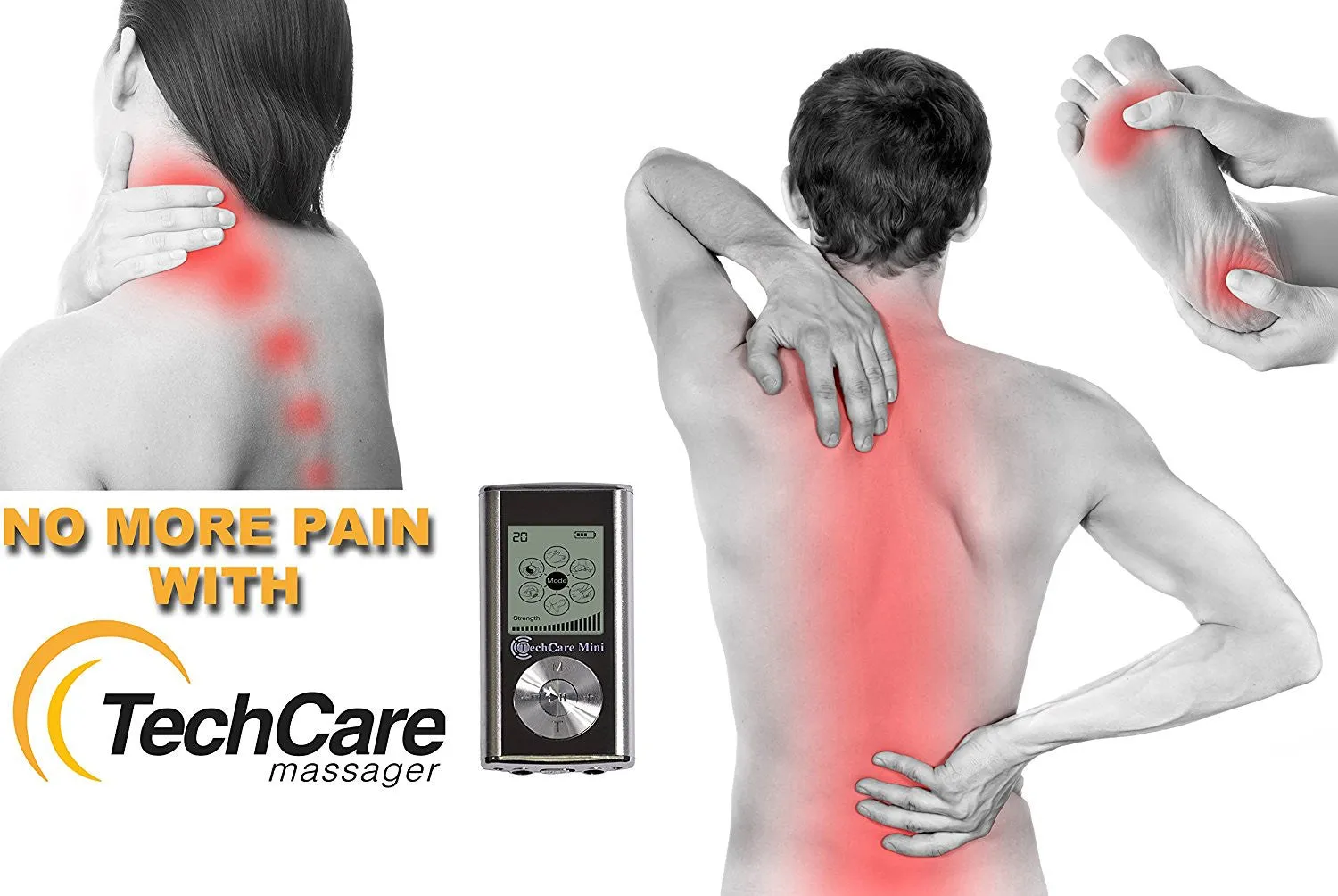 TechCare Mini Massager Tens Unit