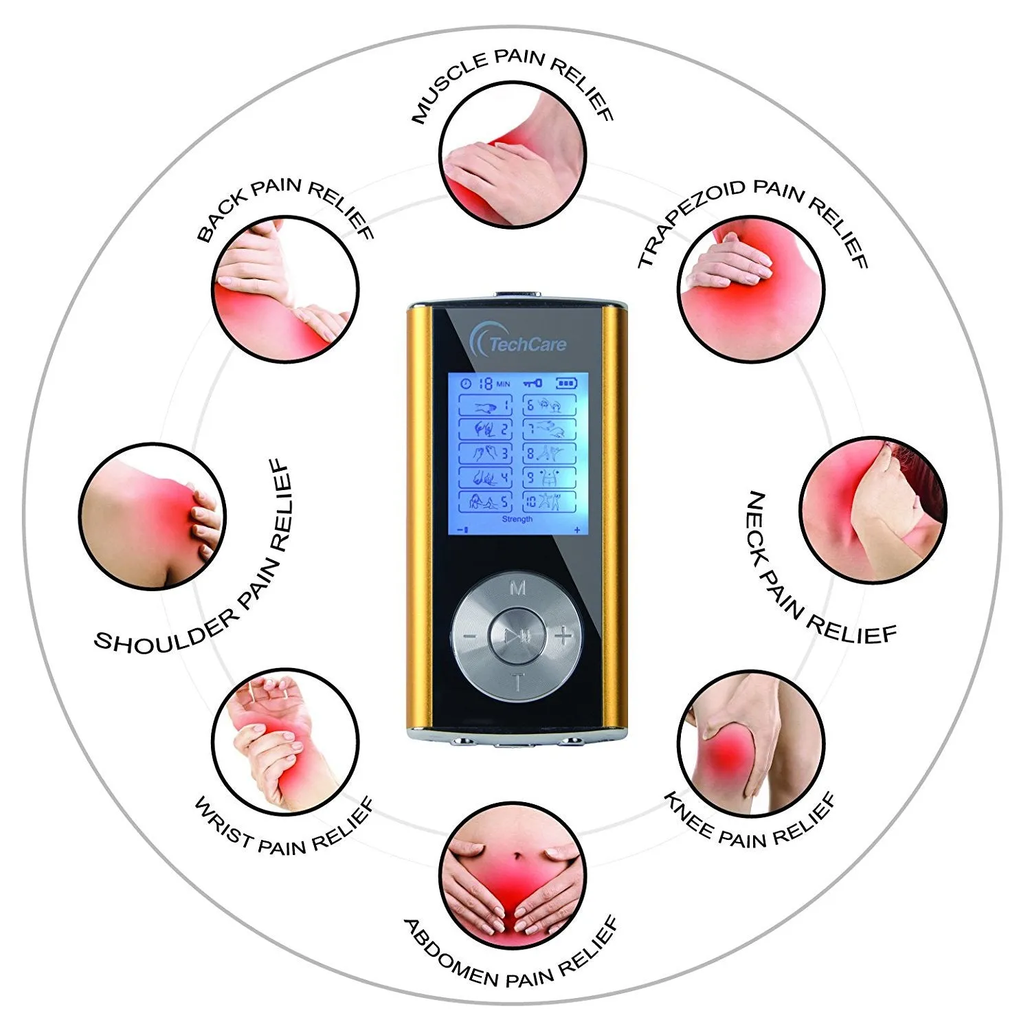 TechCare Mini Massager Tens Unit