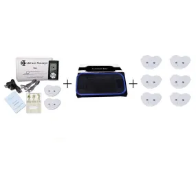 TechCare Mini Tens Massager   Belt   6 Pads