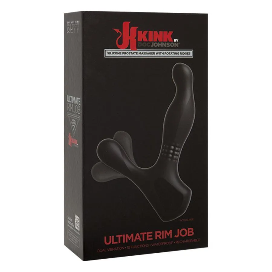 The Ultimate Prostate Massager Rim Job Anal Vibrator by Kink