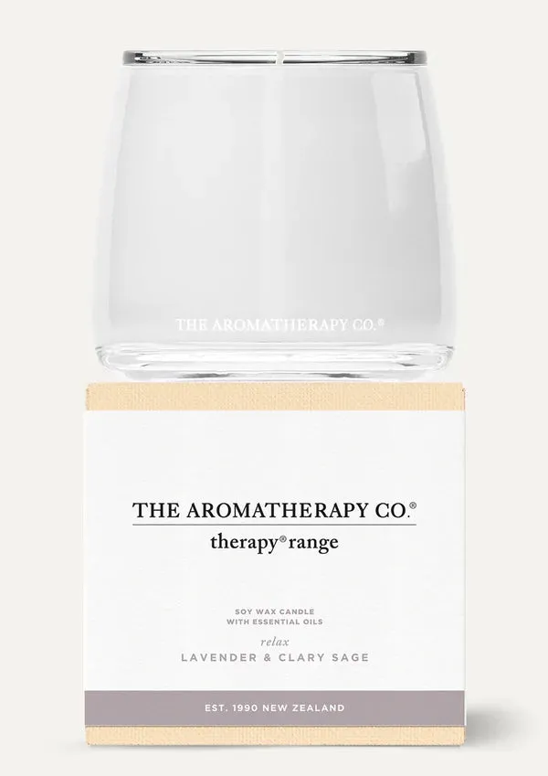 Therapy Candle Relax 260g - Lavender and Clary Sage