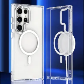 Transparent Samsung Galaxy S24 Ultra Case, Support Wireless Charging