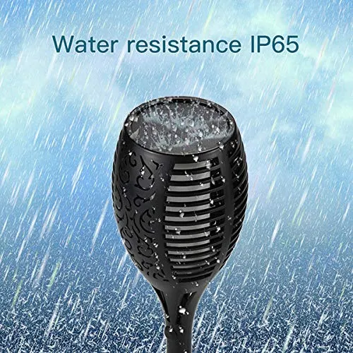 [Type 1] Solar Lamp Flickering Flame Light for Home and Outdoor