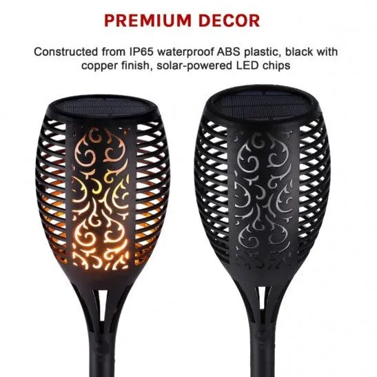 [Type 1] Solar Lamp Flickering Flame Light for Home and Outdoor