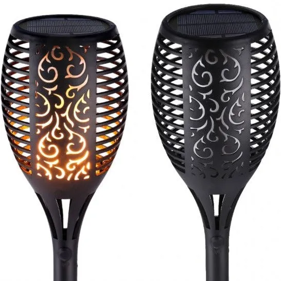 [Type 1] Solar Lamp Flickering Flame Light for Home and Outdoor