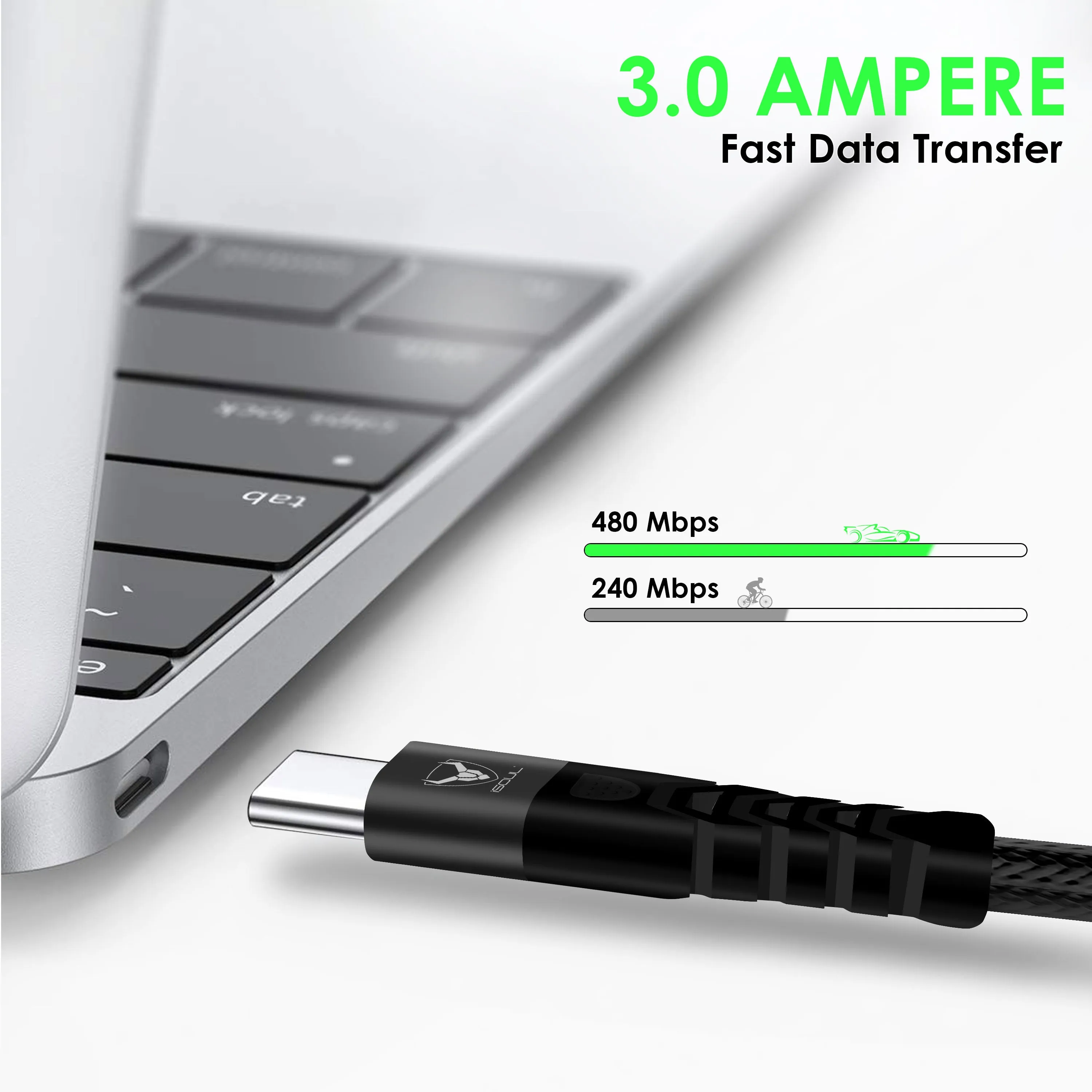 USB-C to Lightning Cable iPhone Charger Cable Supports PD
