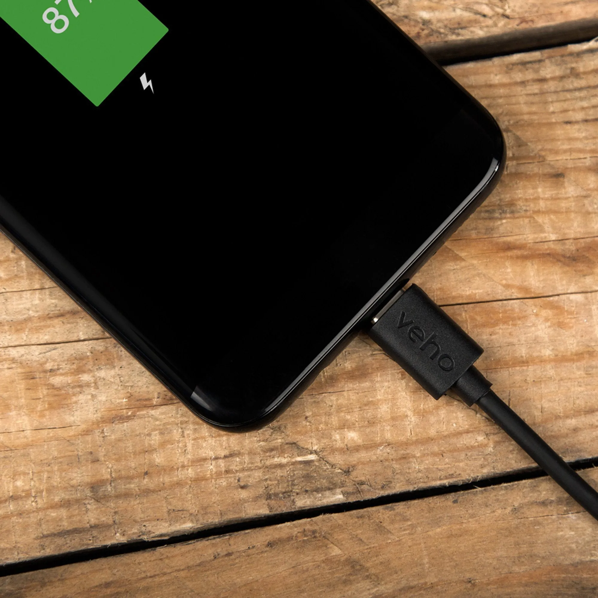 Veho Pebble USB-A to USB-C™ Universal Charge and Sync 1m/3.3ft Cable