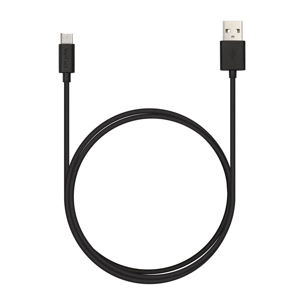 Veho Pebble USB-A to USB-C™ Universal Charge and Sync 1m/3.3ft Cable