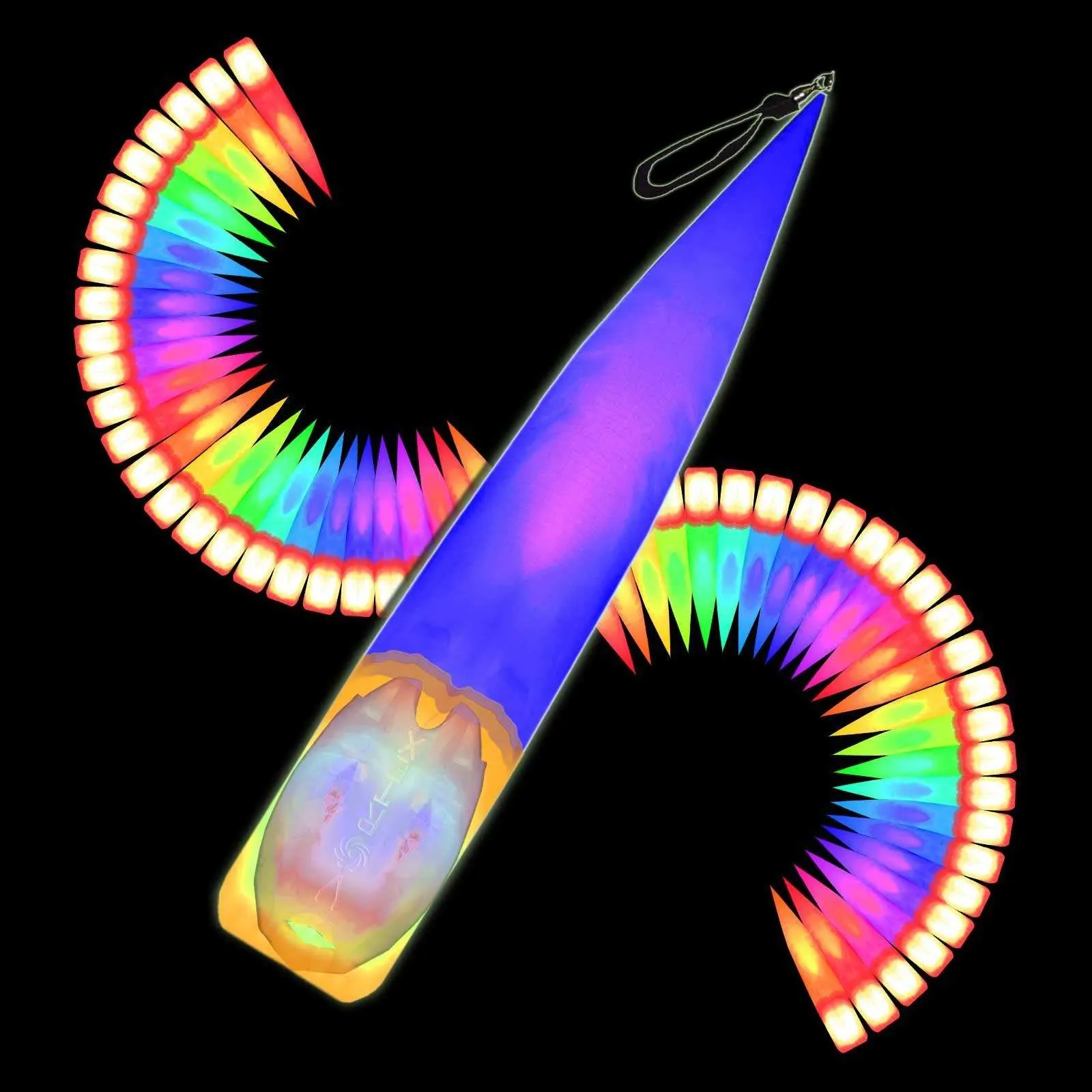 Vortex Sock Poi Handle (Individual Poi for 3 poi or Replacement)