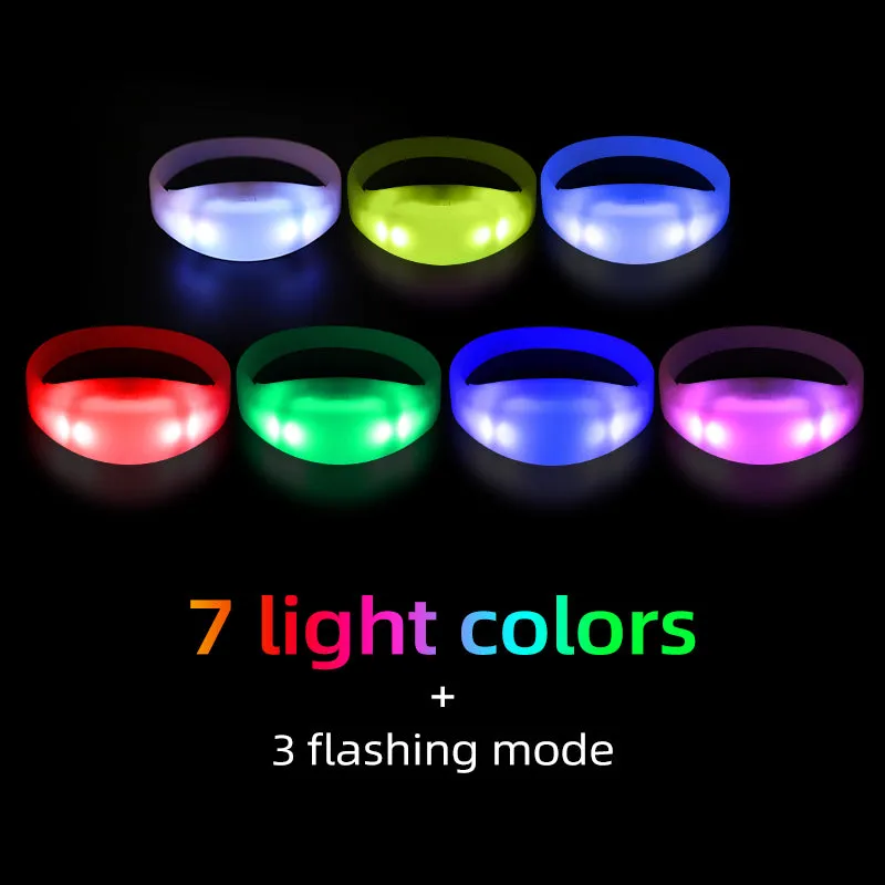 Wholesale Remote Controlled LED Wristbands (400PCS/1 Carton GFB005 Bracelets)